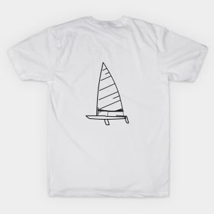 Laser Dinghy Sailboat T-Shirt